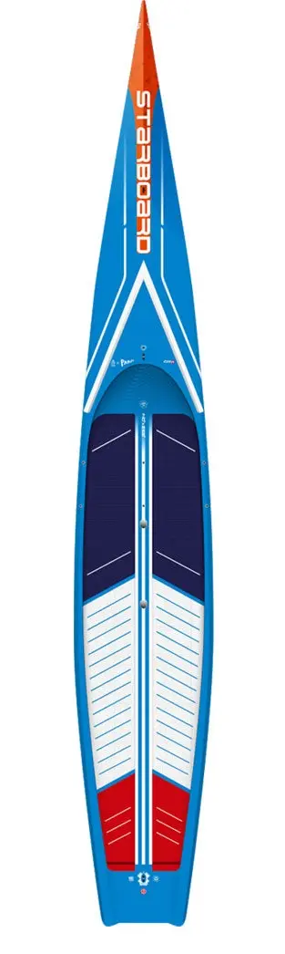 2024 Starboad Sup 14'0" X 25.5" Sprint Blue Carbon Sandwich Board 1