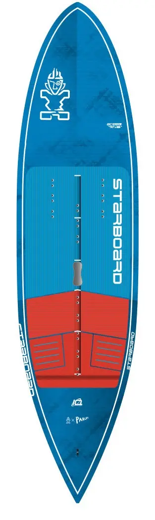 2024 Starboard Ace Foil 7’4” X 21.5″ Blue Carbon Sup Downwind Board 1