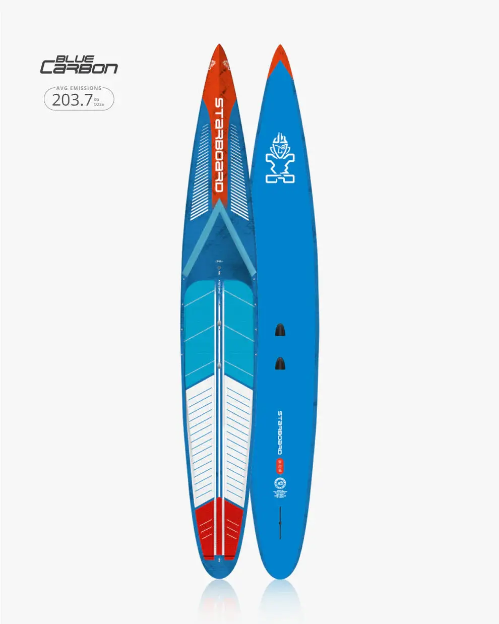 2026 Starboard 14'0" X 28" All Star Blue Carbon Sup Board With Carrying Case 1