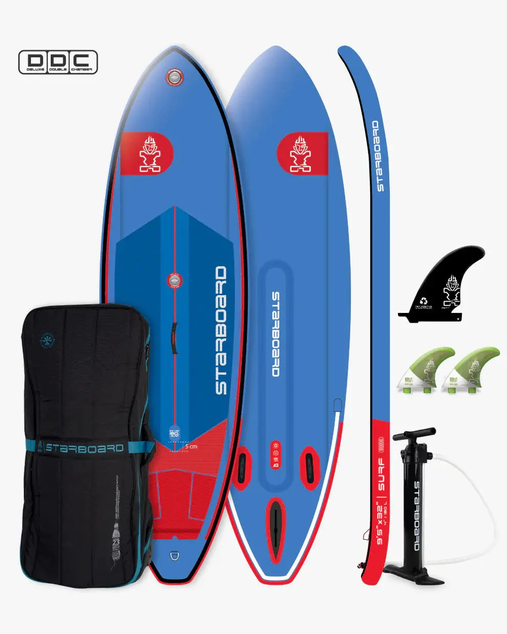 2026 Starboard 9'5" X 32" Surf Deluxe Double Chamber Inflatable Sup Board 1