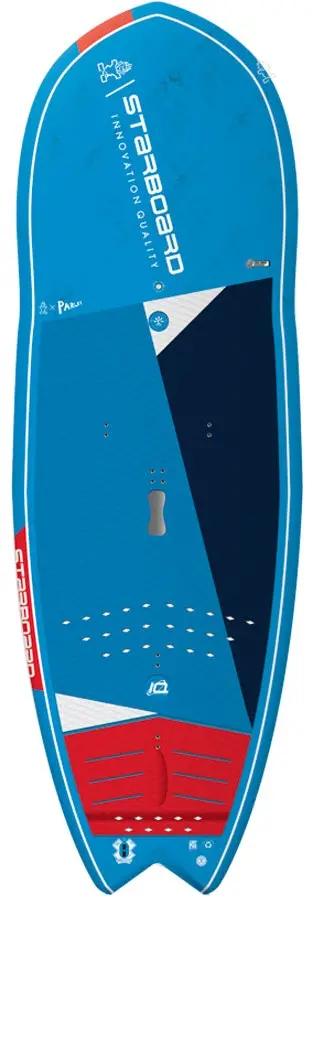 2022 Starboard Sup 7'2" X 28" Hyper Nut Foil 3-In-1 Blue Carbon Sup Foil Board 1