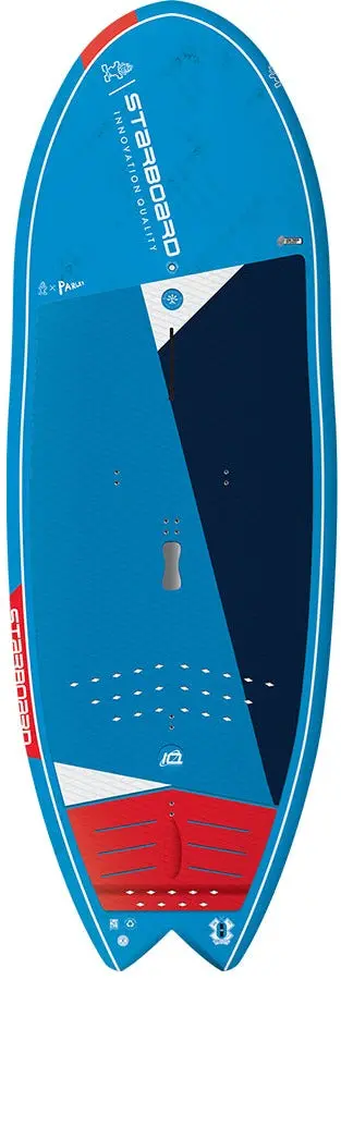 2022 Starboard Sup 7'4" X 30" Hyper Nut Foil 5-In-1 Blue Carbon Sup Foil Board 1