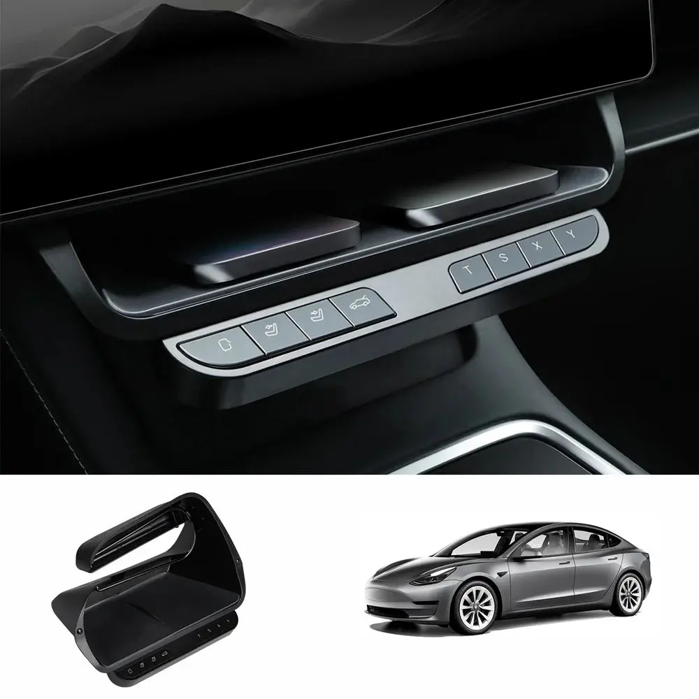 Model 3/Y Storage Box Intelligent Custom Function Control Physical Tsxy Buttons For Tesla 1