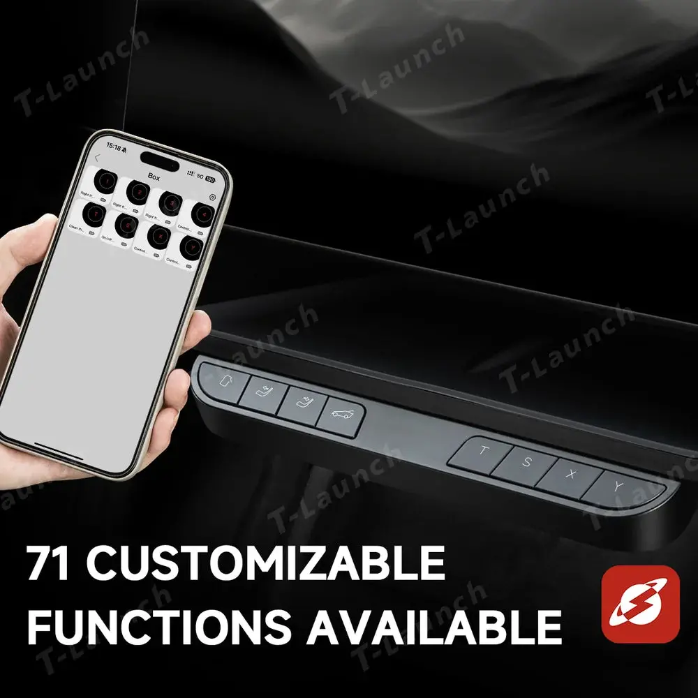 Model 3/Y Storage Box Intelligent Custom Function Control Physical Tsxy Buttons For Tesla 7