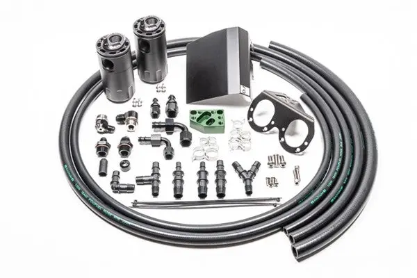 Dual Catch Can Kit, 02-21 Subaru Ej Turbo, Fluid Lock 1
