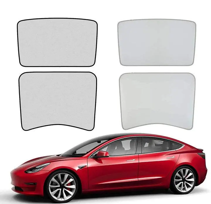 Glass Roof / Sunroof Sunshade For Tesla Model 3(2017-2020) Sun Visor Accessories 1