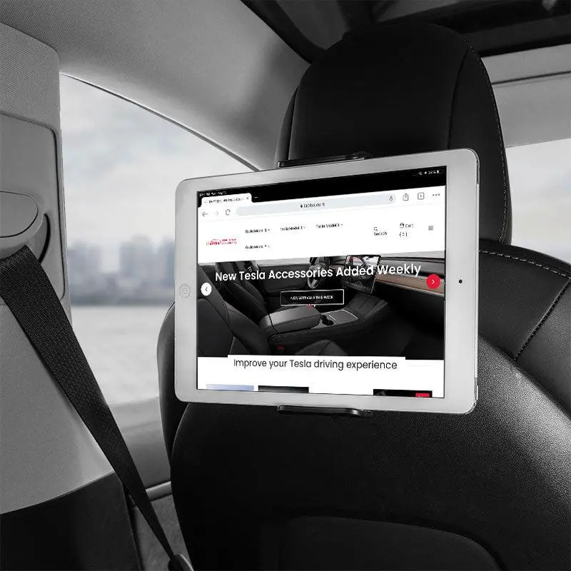 Model 3/Y Seat Back Phone & Ipad Stretchable Holder For Tesla 1