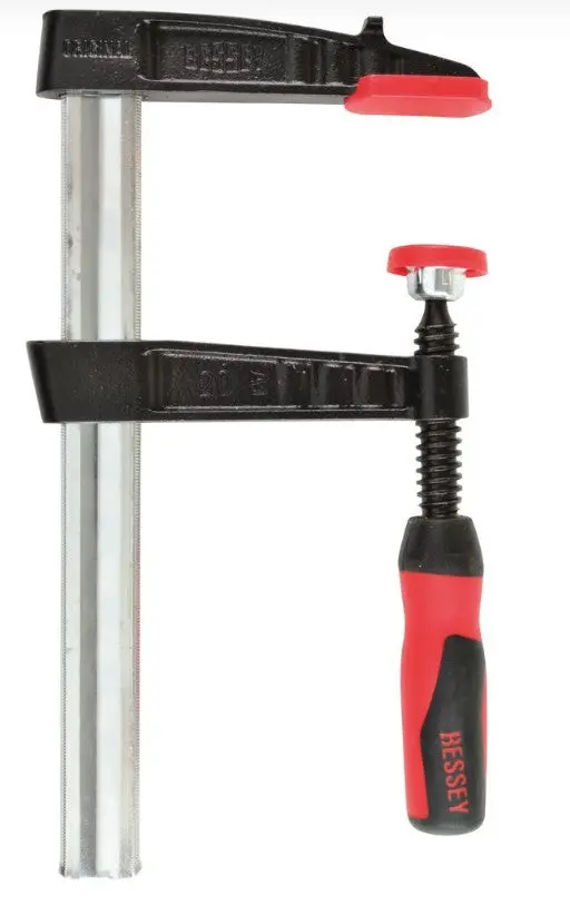 Bessey Tg4.008+2K 8 In. X 4 In. 880 Lb. Clamping Force Light Duty F-Style Woodworking Clamp With 2K Handle 1