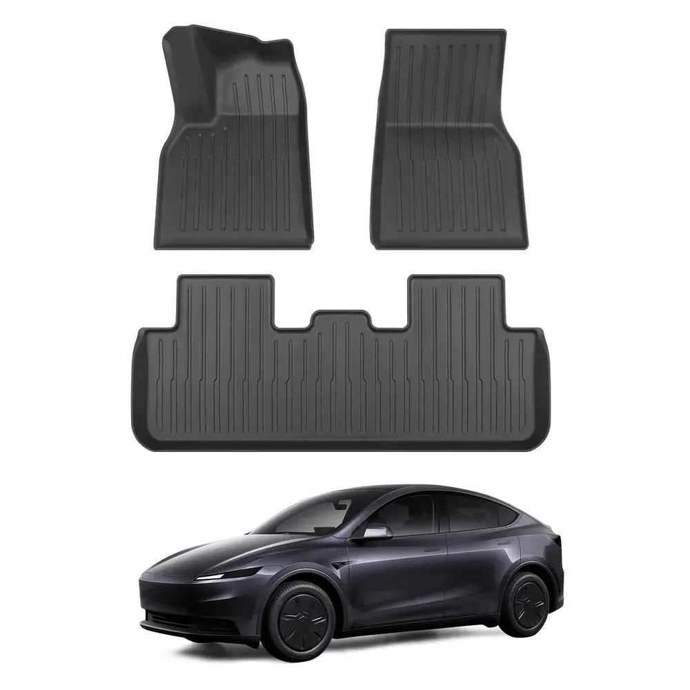 All-Weather Tpe Floor Mats For 2026 New Tesla Model Y Standard 1