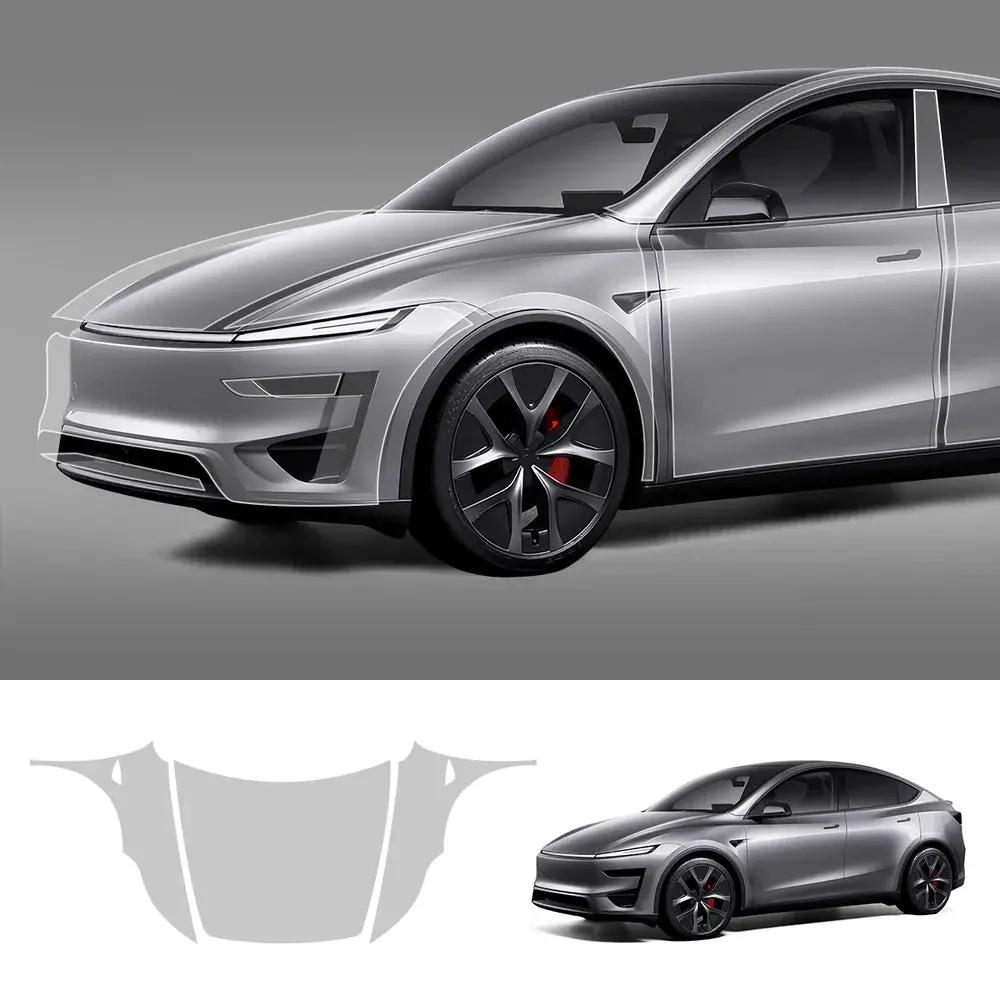 Glossy Tpu Invisible Full Car Paint Protection Film (Ppf) For Tesla Model Y Juniper Performance 2025+ 1
