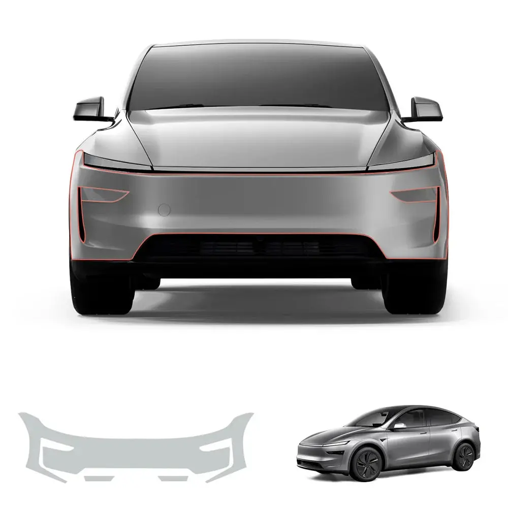 Glossy Tpu Invisible Full Car Paint Protection Film (Ppf) For Tesla Model Y Juniper 2025+ 5