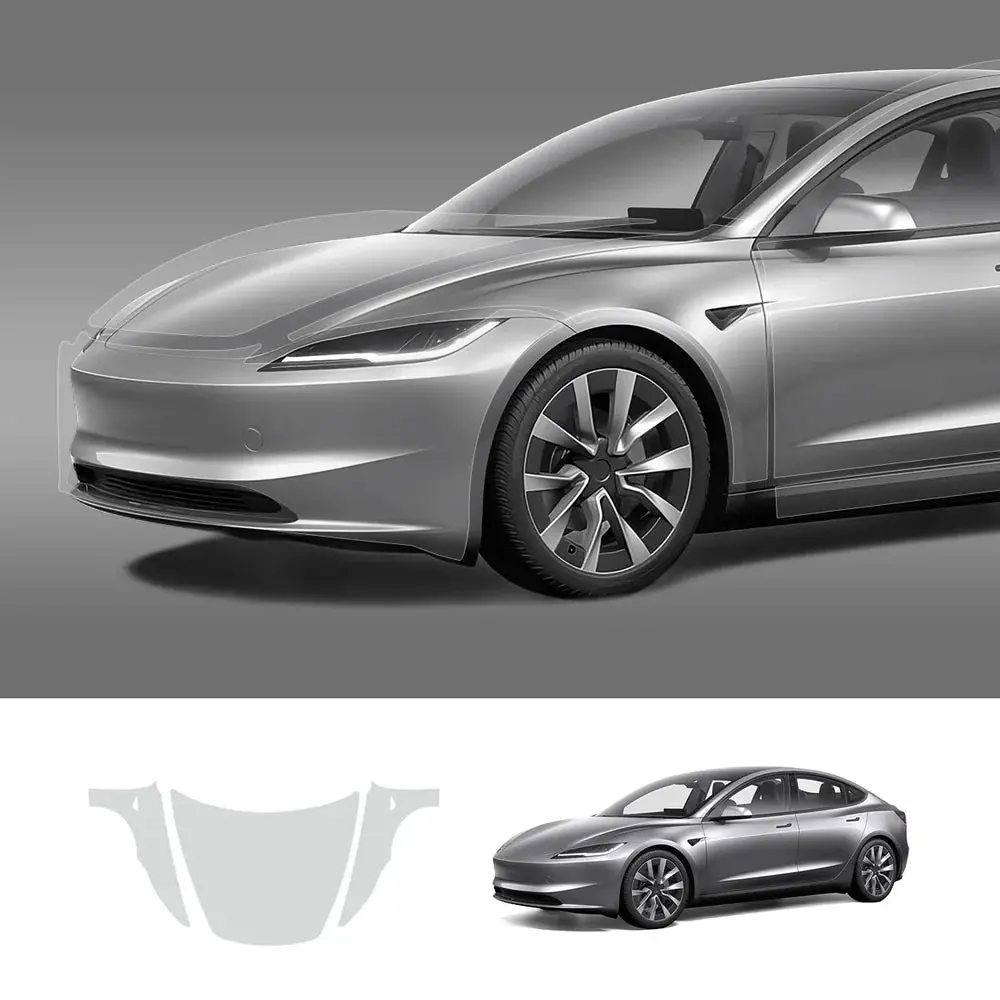 Glossy Tpu Invisible Full Car Paint Protection Film (Ppf) For Tesla Model 3 Highland 2024+ 1