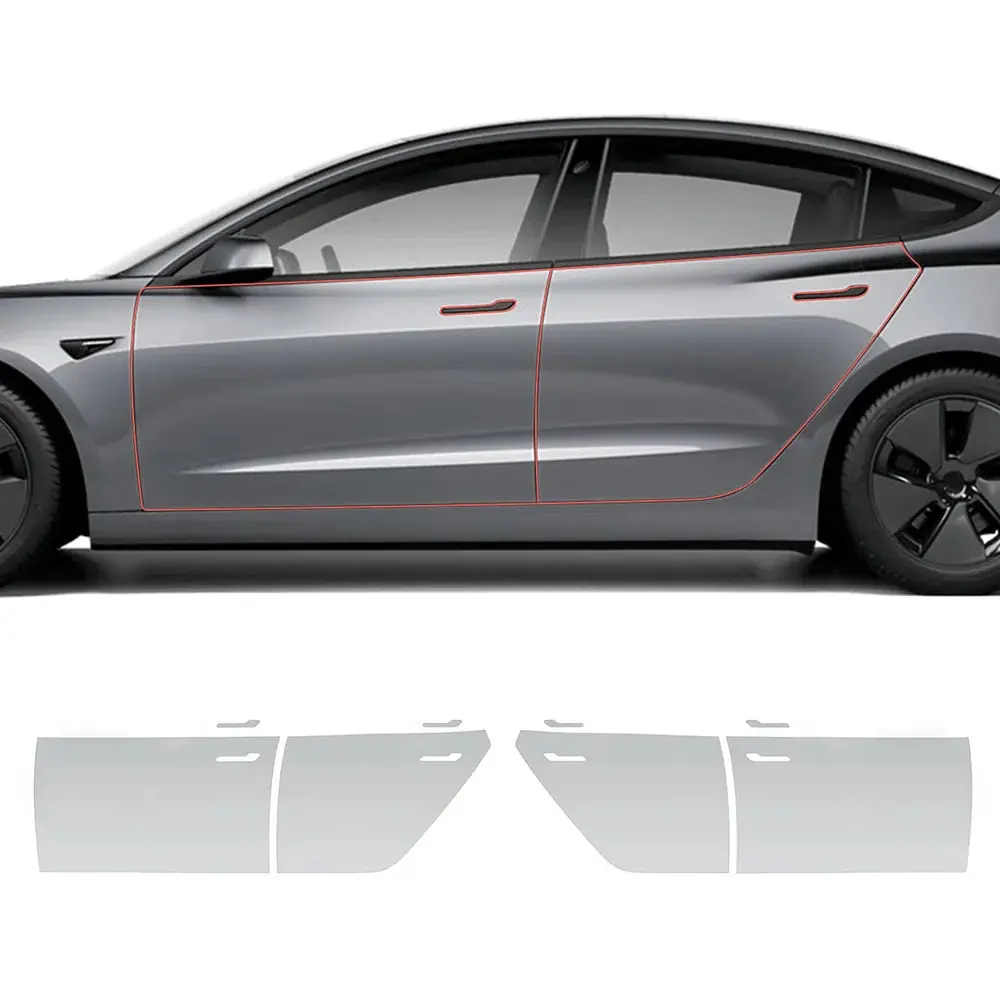 Glossy Tpu Invisible Full Car Paint Protection Film (Ppf) For Tesla Model 3 (2020-2023) 6