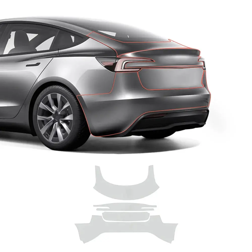 Glossy Tpu Invisible Full Car Paint Protection Film (Ppf) For Tesla Model 3 Highland 2024+ 6