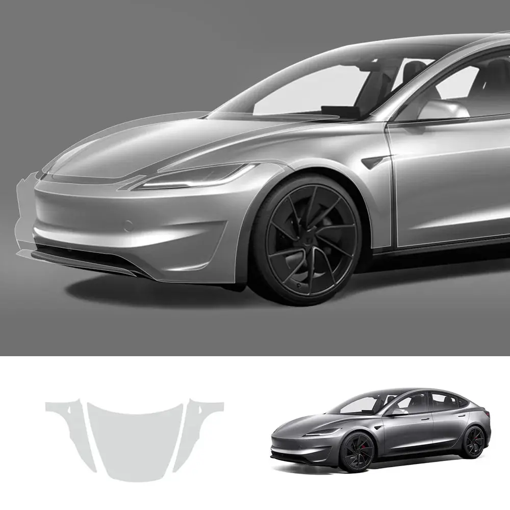 Glossy Tpu Invisible Full Car Paint Protection Film (Ppf) For Tesla Model 3 Highland Performance 2024+ 1