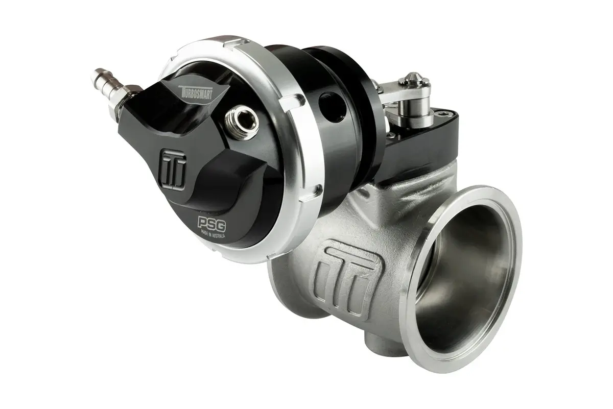 Pneumatic Straightgate50 6Psi External Wastegate (Black) 1
