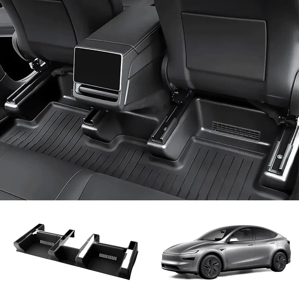 Tpe Under-Seat Corner Anti-Kick Covers For Tesla Model Y Juniper 2025+ 1