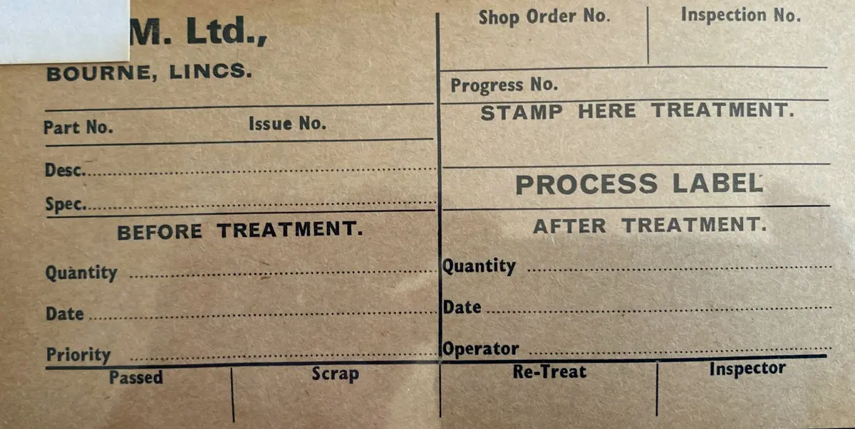 Brm Enterprises - Process Label 1