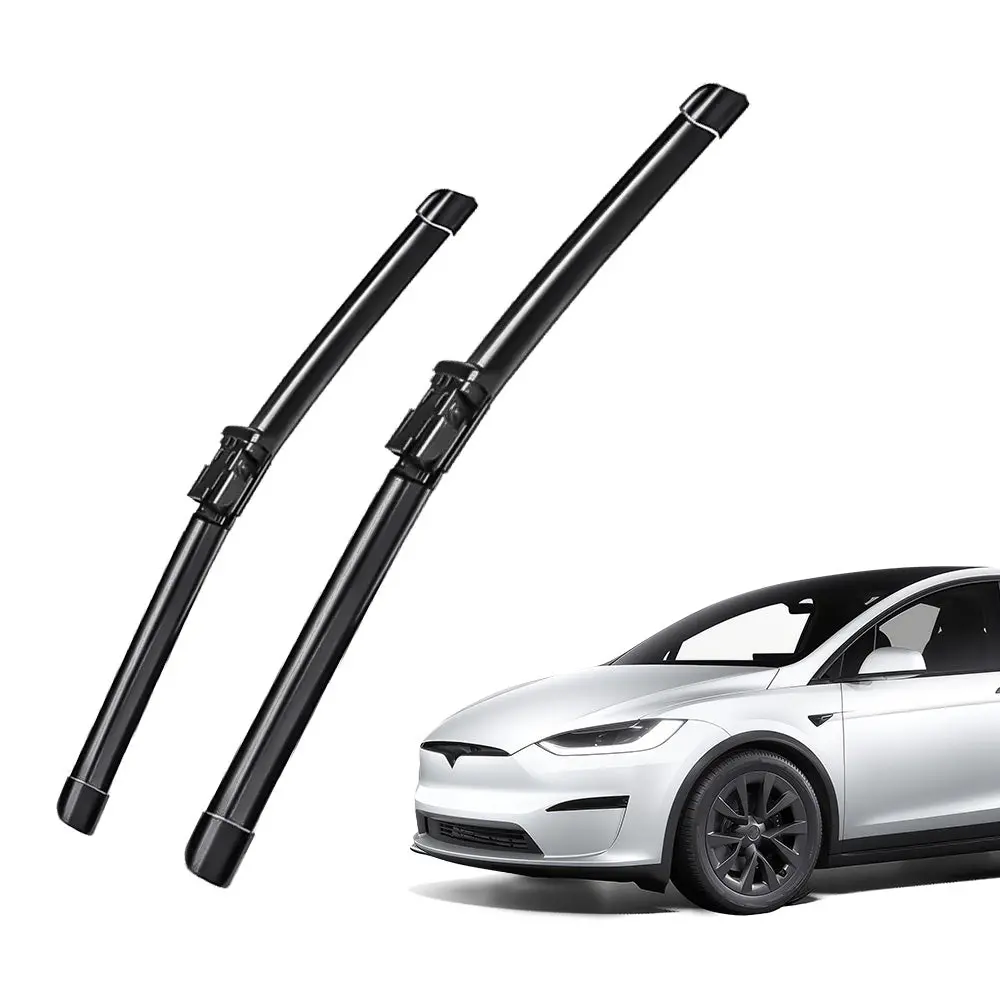 27" And 18" Windshield Wiper Blades Replacement For Tesla Model X (Set Of 2) 2