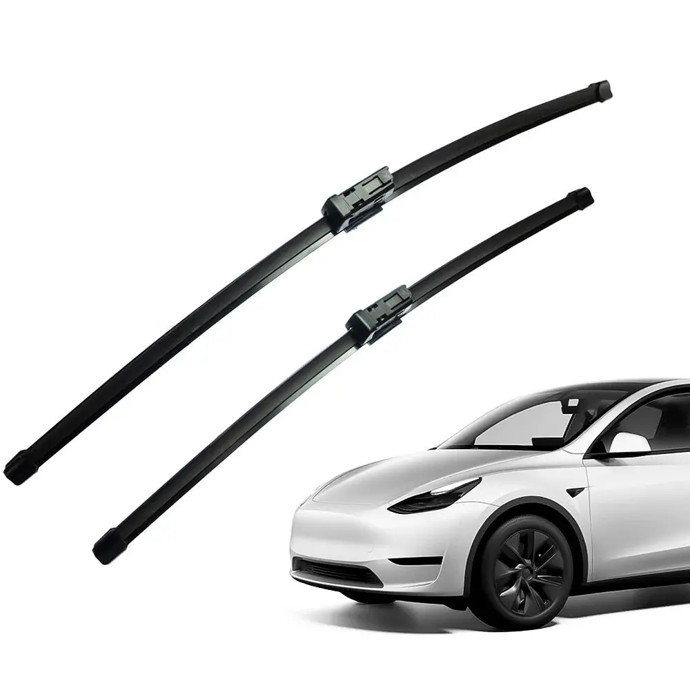 26"+20" Frameless Wiper Blades Replacement For Tesla Model Y 2020+ (Set Of 2) 1