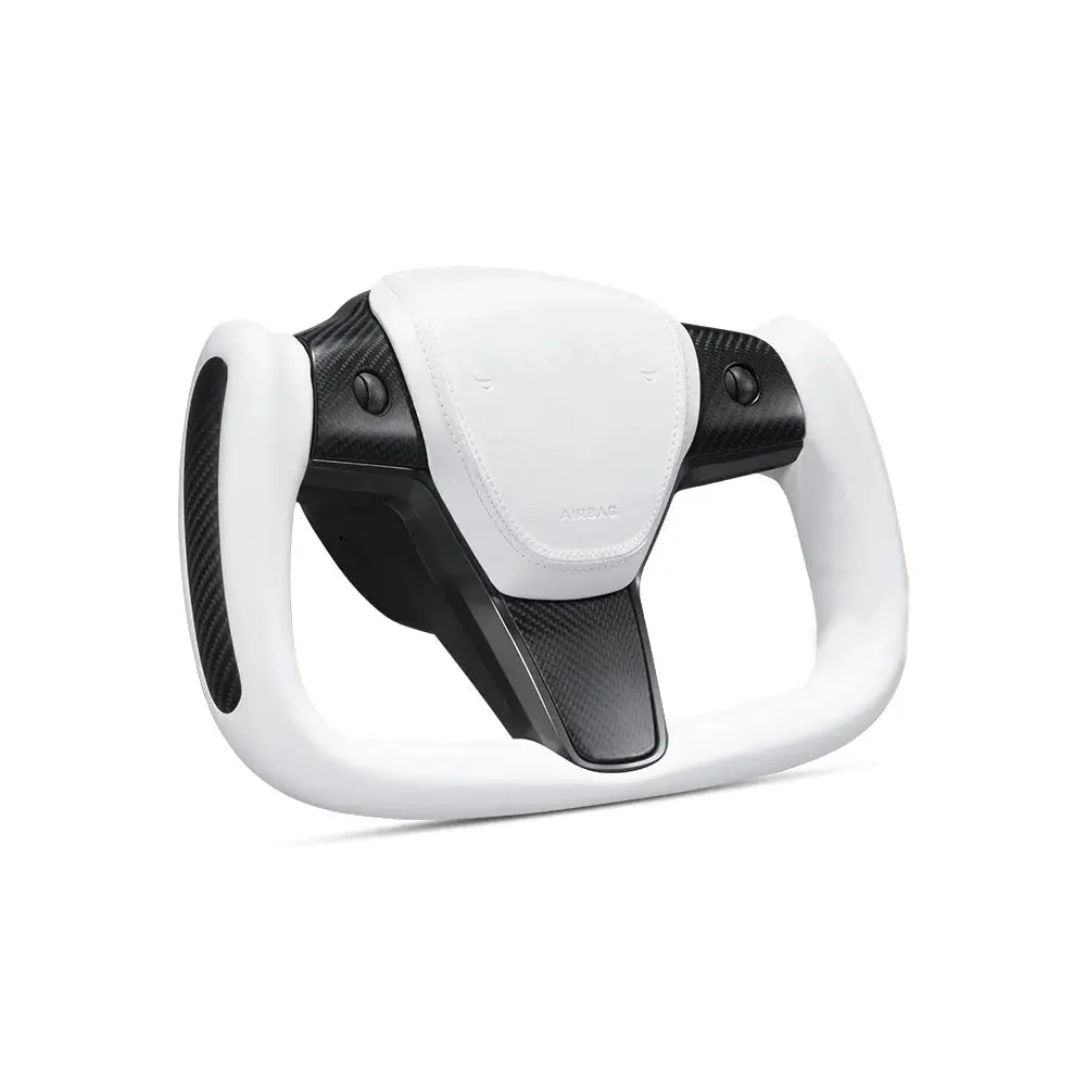 Model 3/Y Yoke Style Carbon Fiber Steering Wheel 1