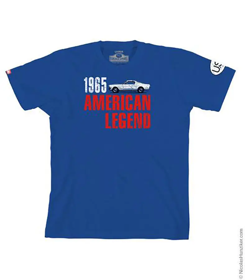 Hunziker Gt350 Blue Tee Shirt 1