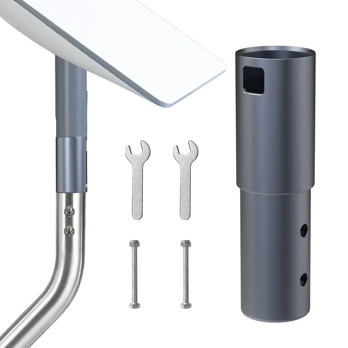 Aluminum Pipe Mount Adapter For Starlink Gen 2 Dish 1