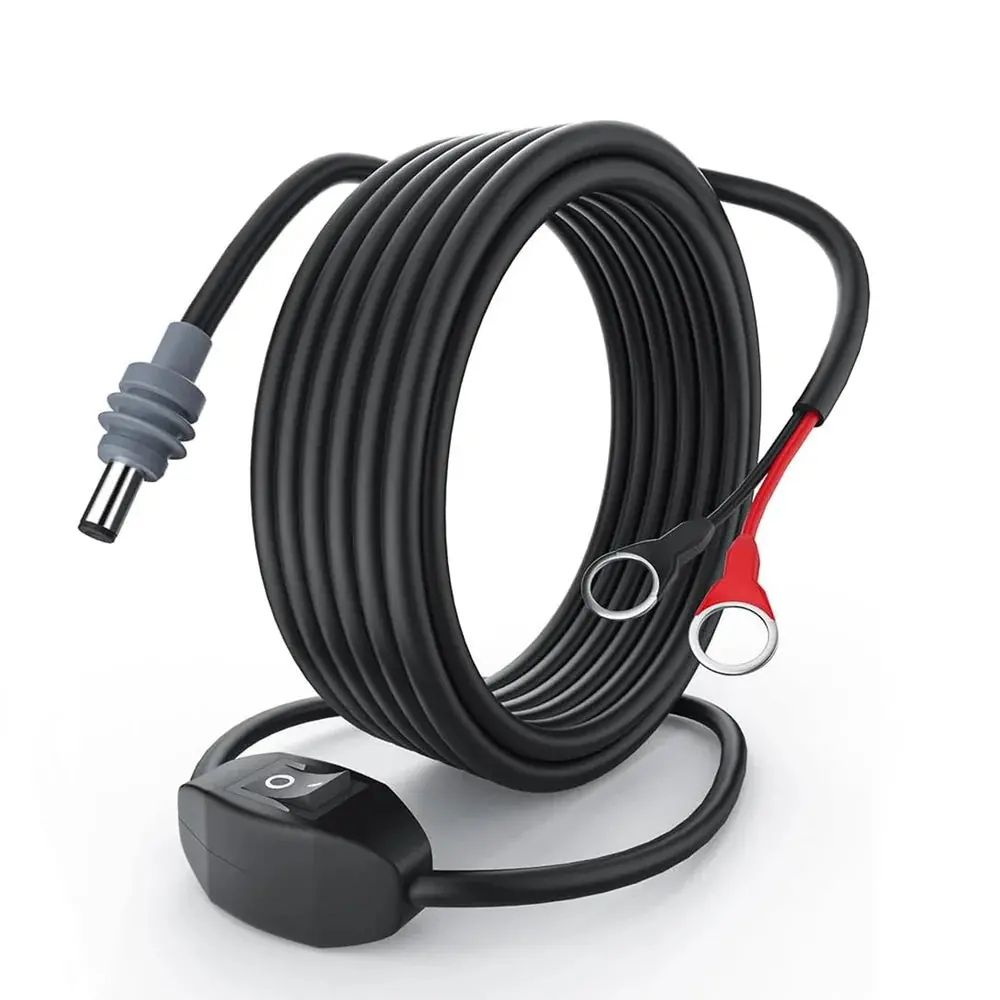 3M/10Ft O-Ring Dc Charging Cable With Switch (Cb8) For Starlink Mini 1