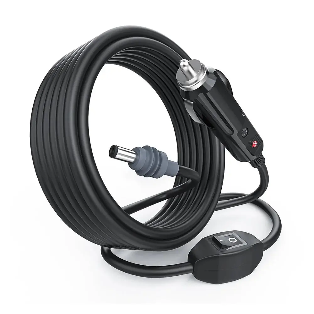 Car Charger To Dc Cable With Switch For Starlink Mini (10Ft/3M) 1