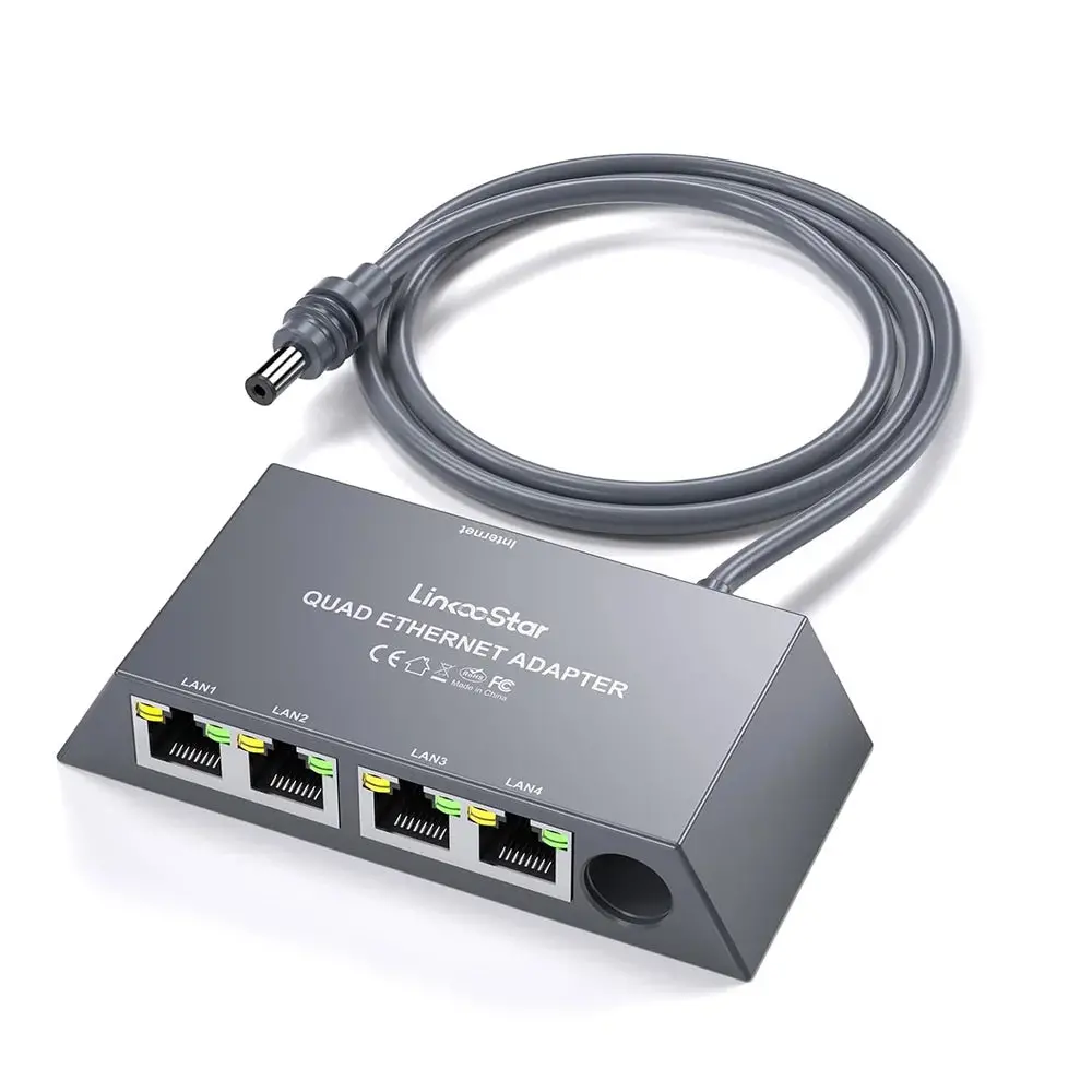 4-Port Ethernet Adapter For Starlink Gen 3 / Mini – Connect Up To 4 Devices 1