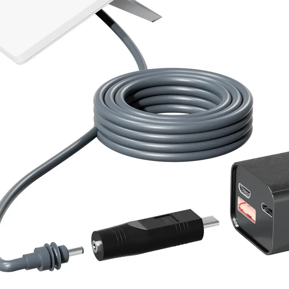 Usb-C Male To Dc Female Power Cable Adapter For Starlink Mini 1