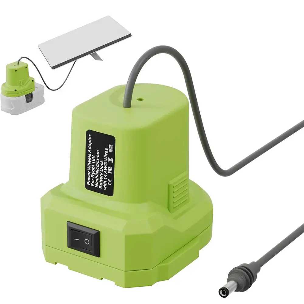 Ryobi 18V Battery Adapter With Dc Power Cable For Starlink Mini 1