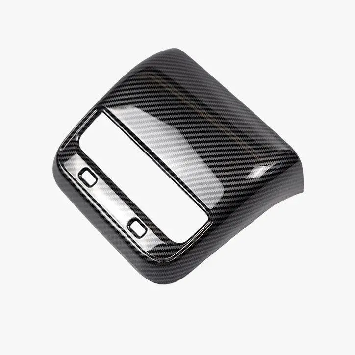 Model 3 & Y Backseat Vent Overlay (Carbon Fiber Pattern Abs) For Tesla 1
