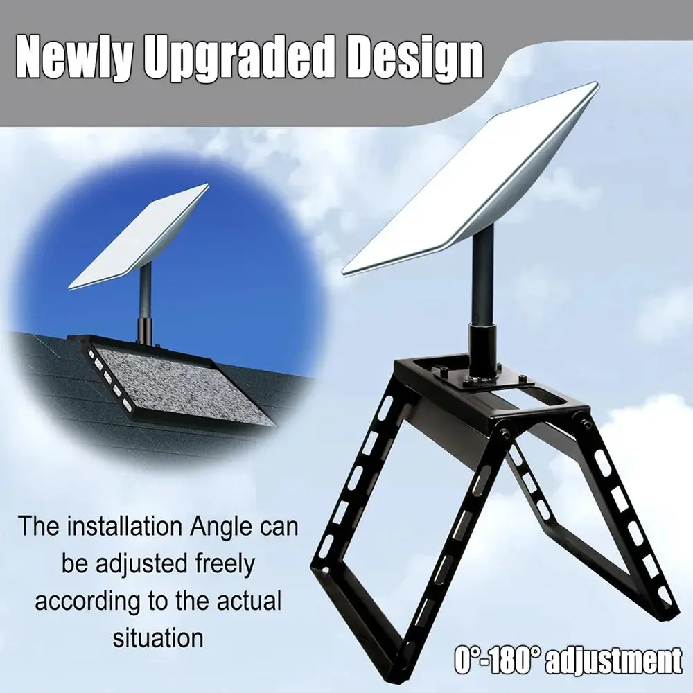 Adjustable Roof Ridge Mount For Starlink Gen 2 Satellite Dish 2