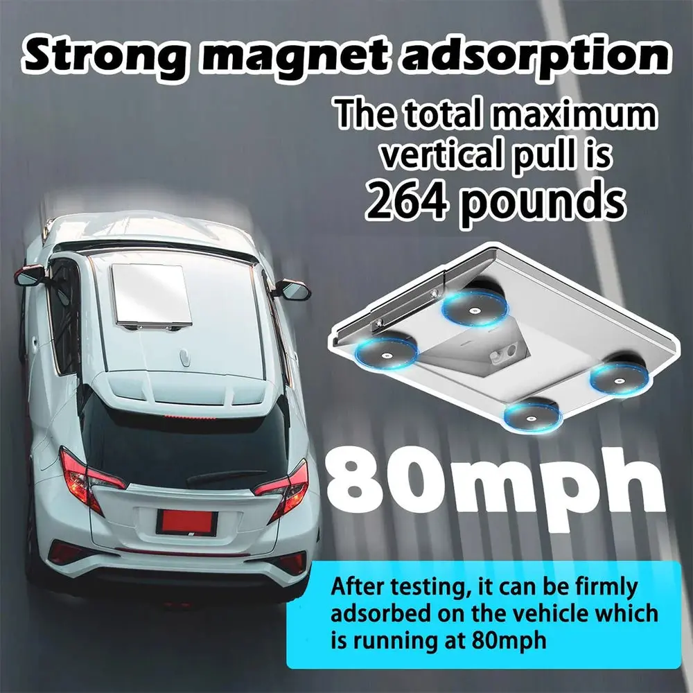 Starlink Mini Magnetic Flat Mount Kit With Pc Cover Plate — 264 Lbs Load Capacity 2