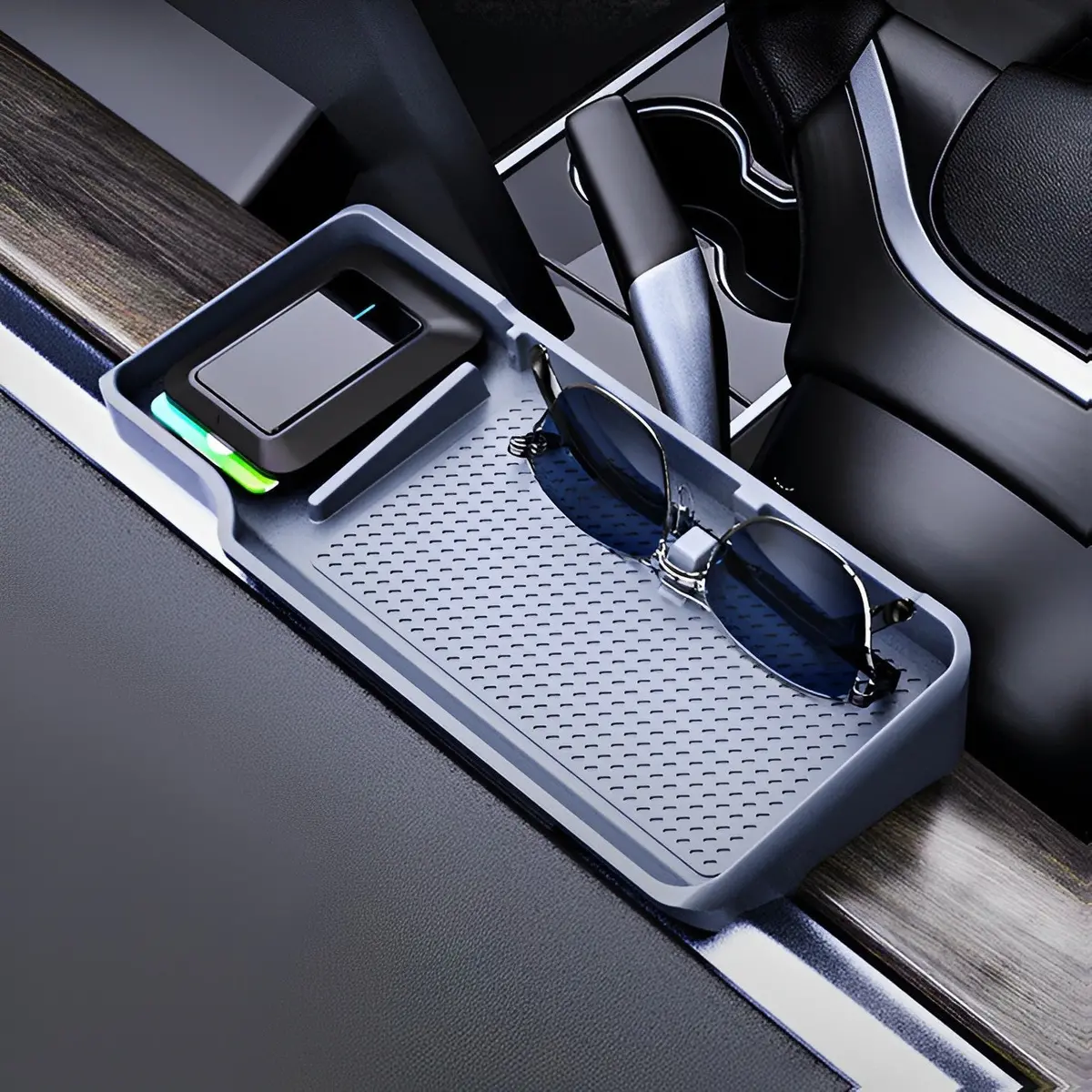 Dashboard Silicone Organizer - Storage Box For Tesla Model 3/Y (2017-2024) 1