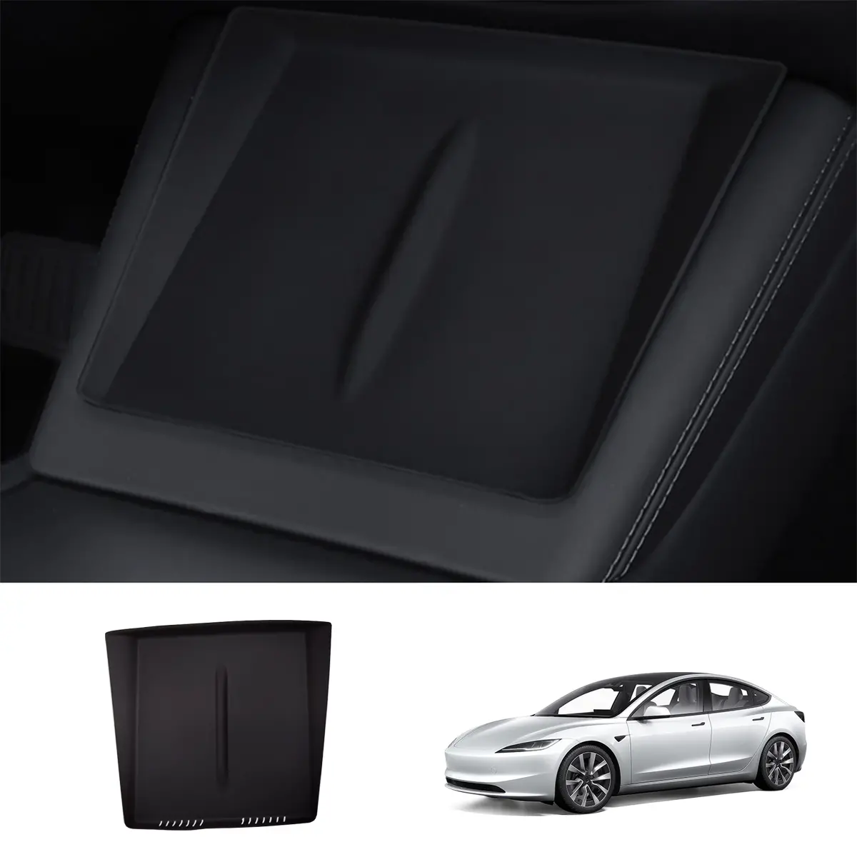 2024+ Model 3 Highland Wireless Charging Anti-Slip Protective Mat 1