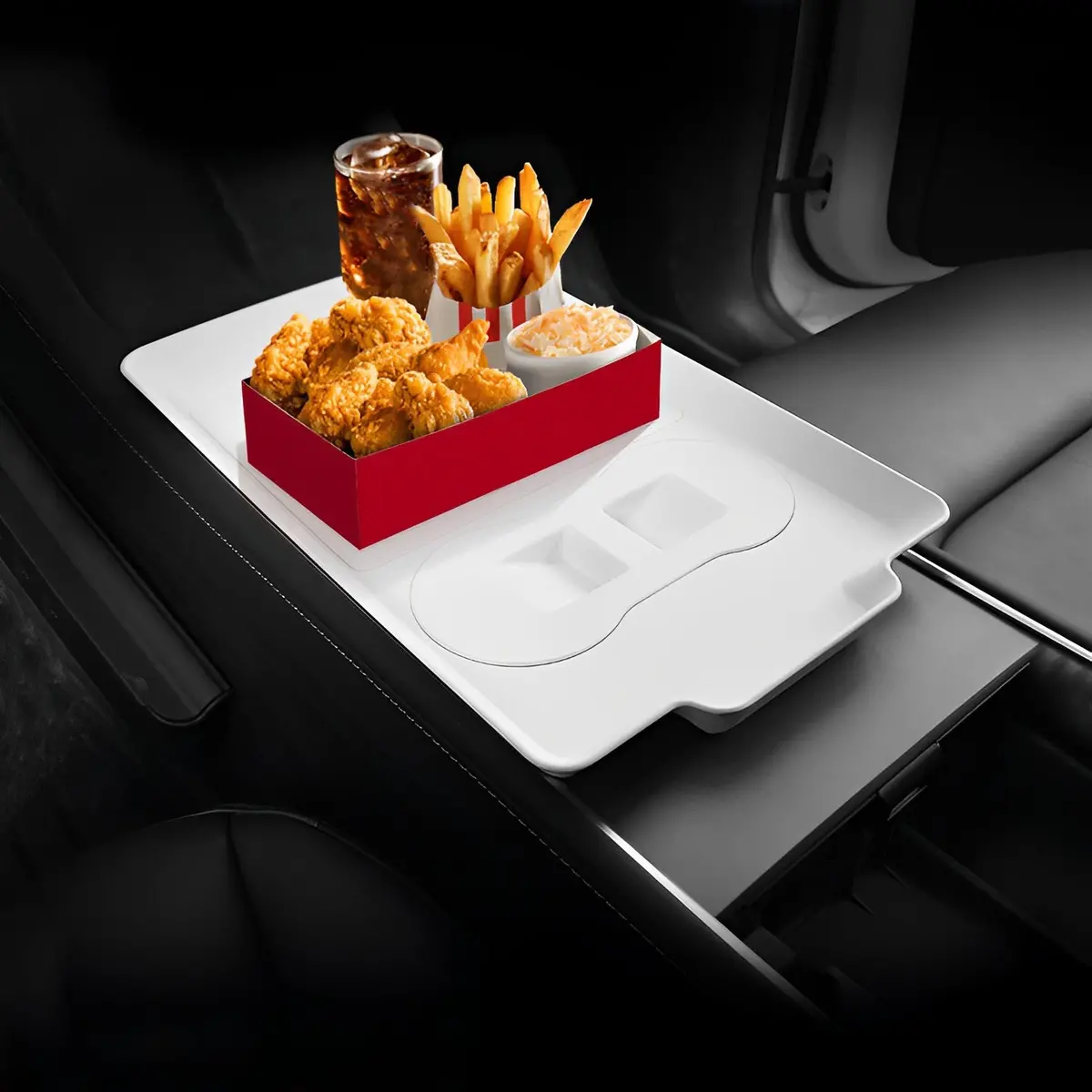 Table Center Console Eating Desk For Tesla 2021-2023 Model 3/Y 1