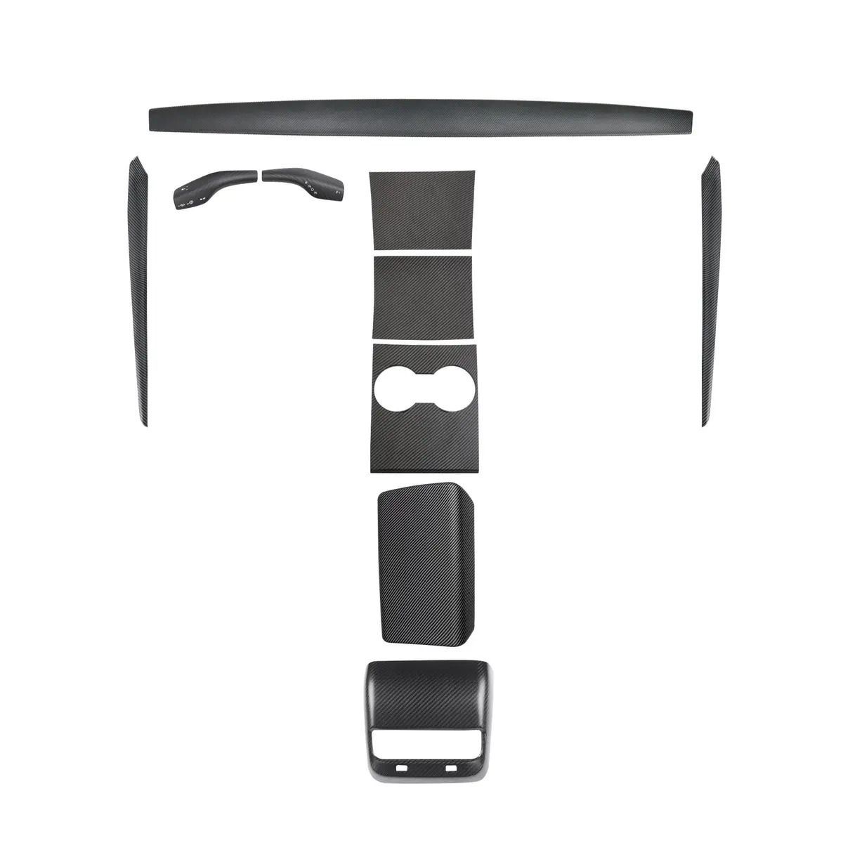 Real Carbon Fiber Interior Mods Wrap Kit For Tesla Model 3 / Y 31