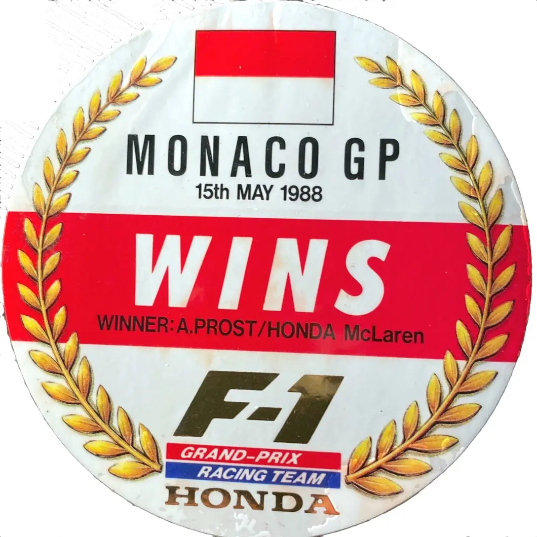 Honda Wins - Monaco -1988 1