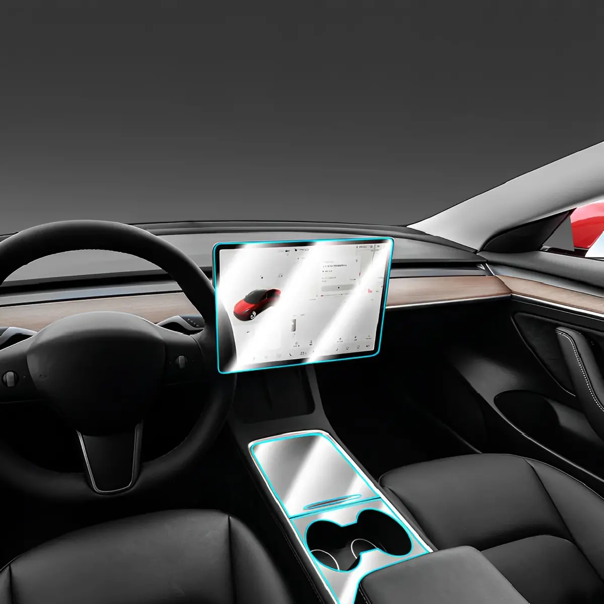 Model 3/Y (2017-2022) Tpu Interior Protective Film For Tesla 1