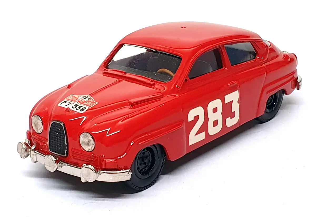 Gpm Classic 43 1/43 Scale 1004 - Saab 96 #283 Winner Monte Carlo 1963 - Red 1