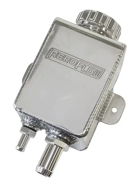 Polished Aluminum Fabricated Square Power Steering Reservoir (Af77-1025) 1