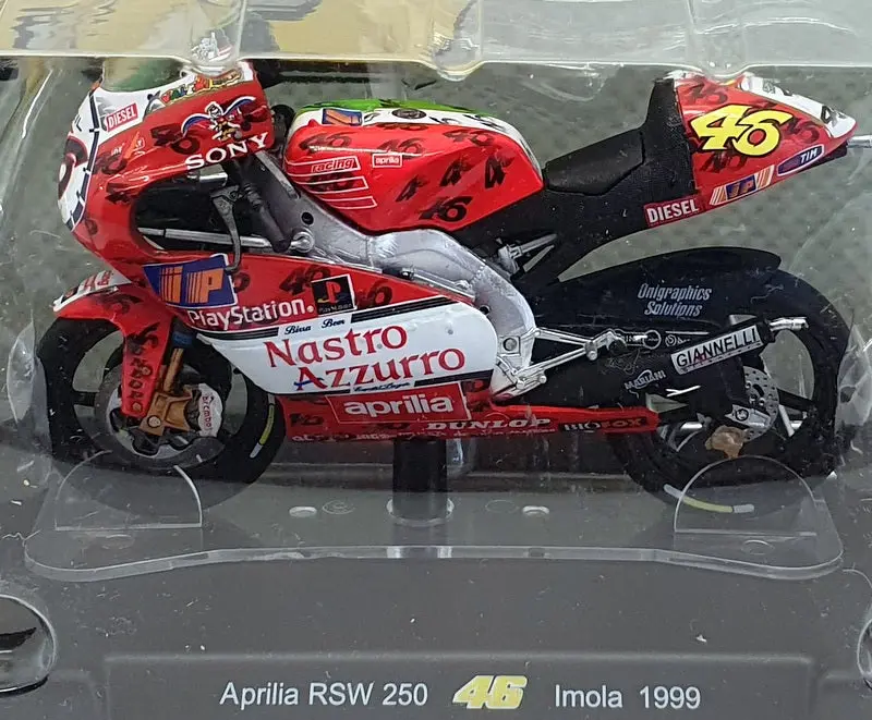 Altaya 1/18 Scale Ffr33 - Aprilia Rsw 250 #46 Valentino Rossi Imola 1999 2