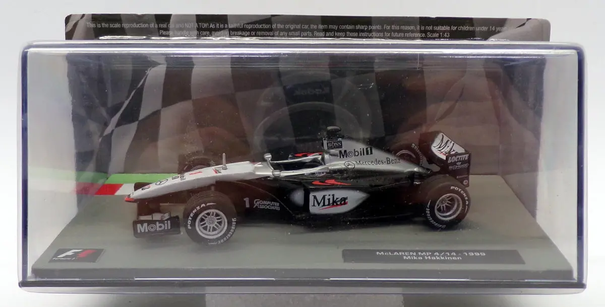 Altaya 1/43 Scale Al17220d - F1 Mclaren Mp4/14 - #1 Mika Hakkinen 1