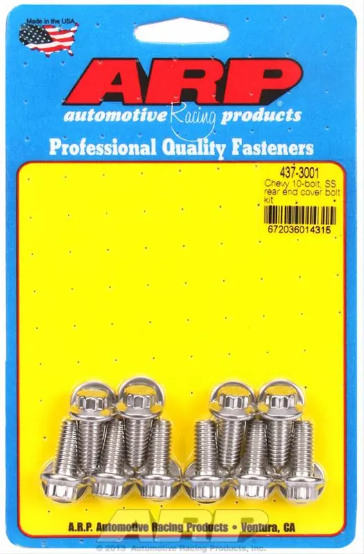 Arp 437-3001 Differential Cover Bolts – Chromoly Steel, 3/8-16 Thread 1