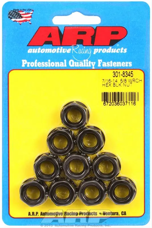 Arp Hex Nuts – Grade 8.8 Metric Fasteners For Engine And Chassis Applications 1
