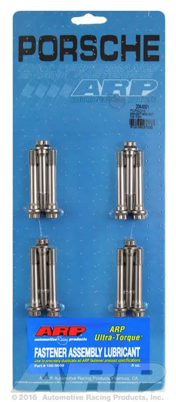 Arp Pro Series Connecting Rod Bolts – Grade 8740 Chromoly Fasteners (204-6301) 1