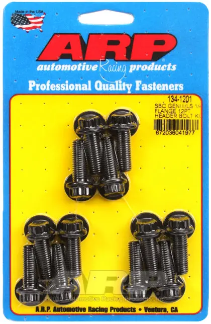 Arp Sbc/Genii Ls 1/4 Flange 12Pt Header Bolt Kit:134-1201 1