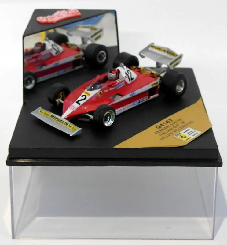 Quartzo 1/43 Scale Q4167 - Ferrari 312 T3 F1 - Italian Gp 1978 #12 G.Villeneuve 1